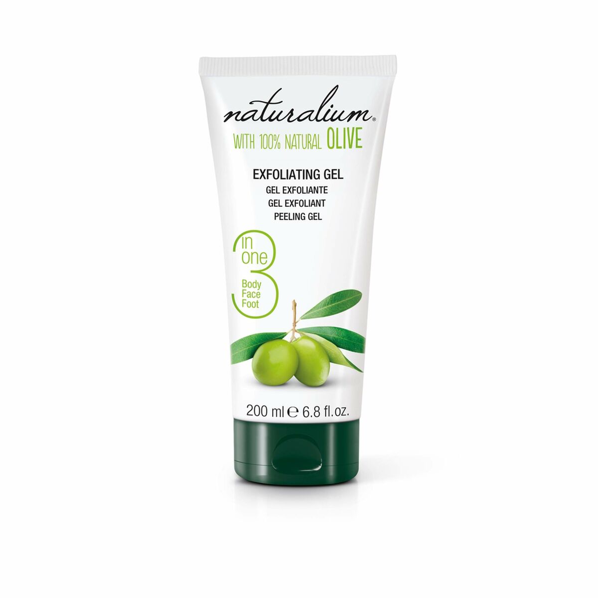 Exfoliating Body Gel Naturalium 200 ml Olive -  Beauty, Skin care -  Naturalium.