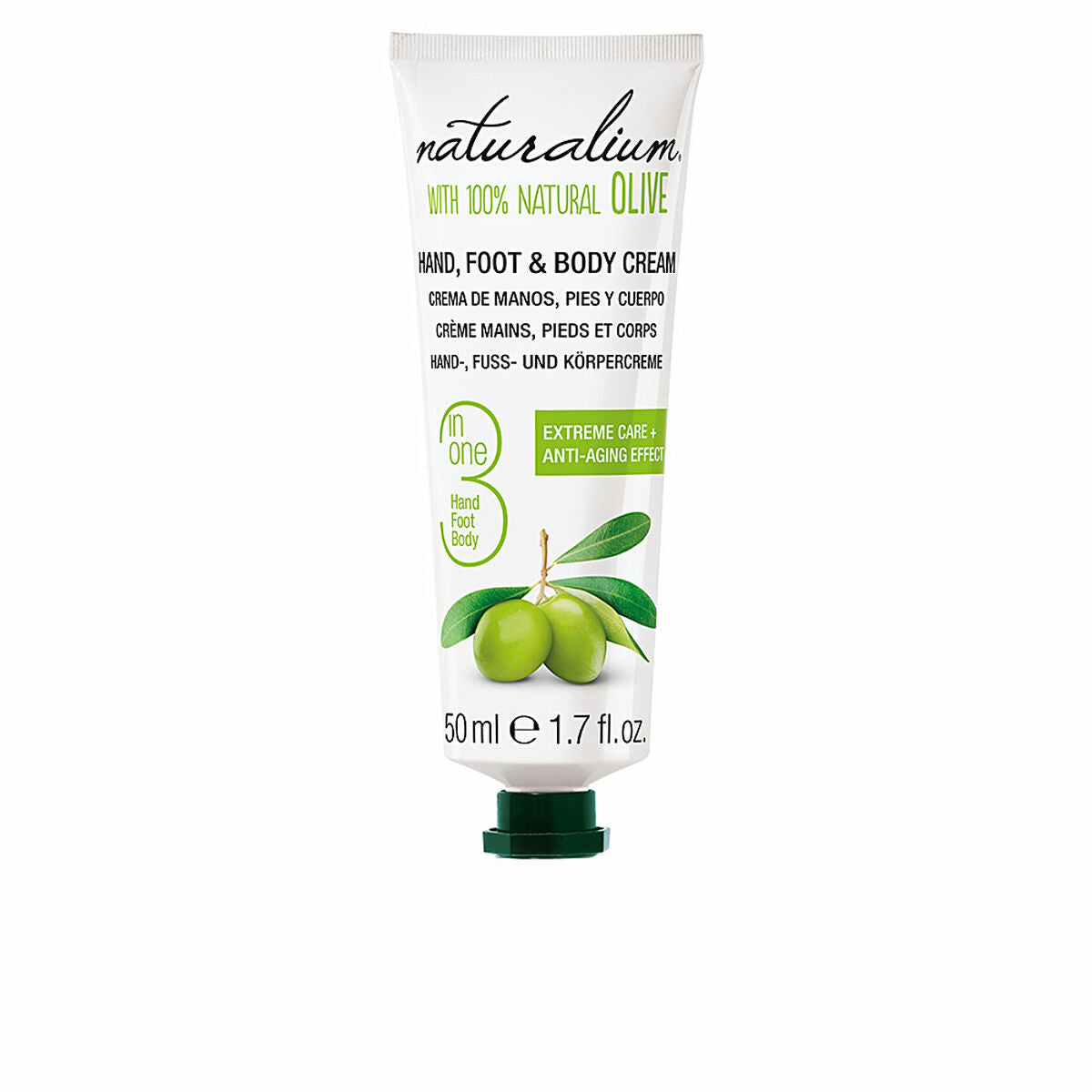 Moisturising Body Cream Oliva 100% Naturalium -  Beauty, Skin care -  Naturalium.