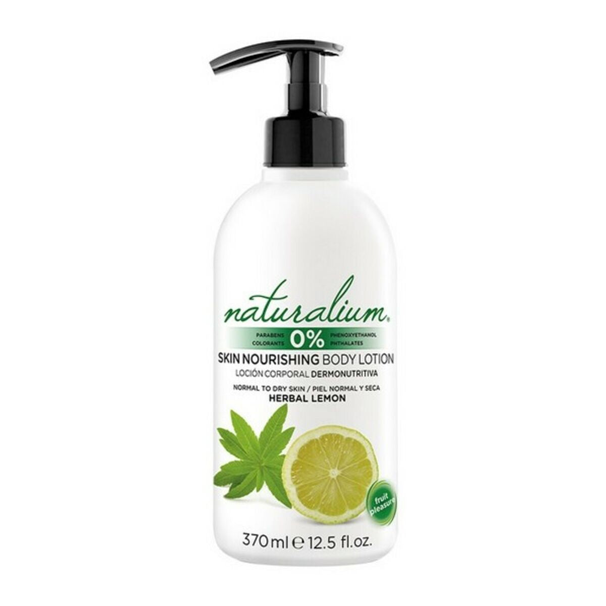 Body Lotion Herbal Lemon Naturalium (370 ml) -  Beauty, Skin care -  Naturalium.