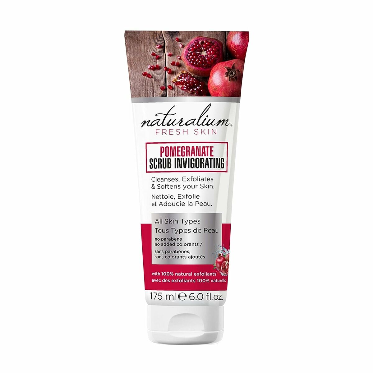 Body Exfoliator Naturalium Fresh Skin 175 ml Pomegranate -  Beauty, Skin care -  Naturalium.