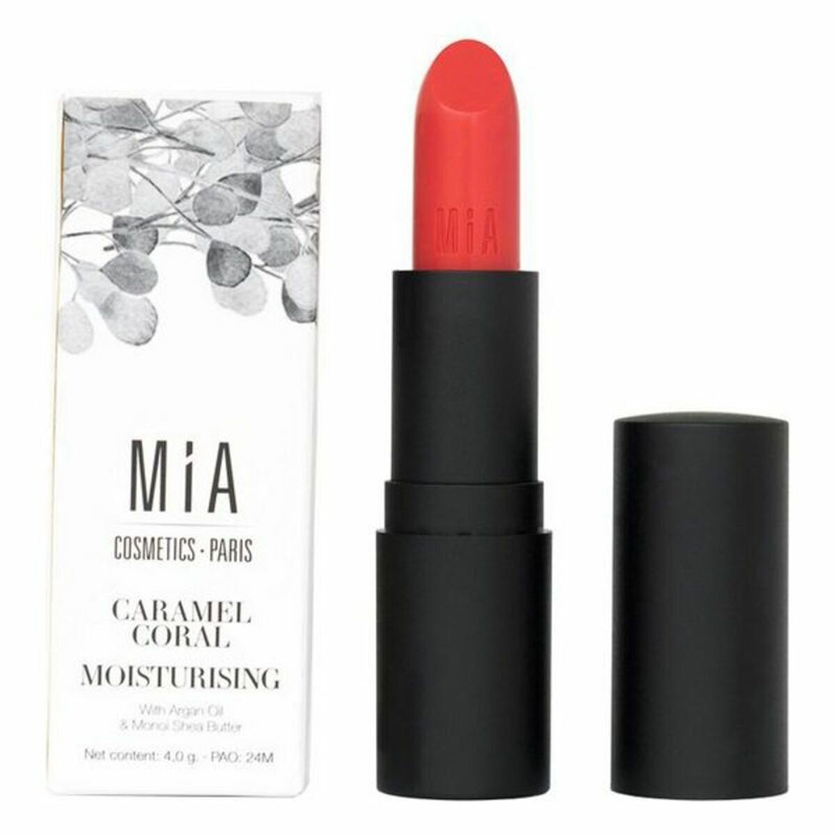 Hydrating Lipstick Mia Cosmetics Paris 509-Caramel Coral (4 g) -  Beauty, Make-up -  Mia Cosmetics Paris.