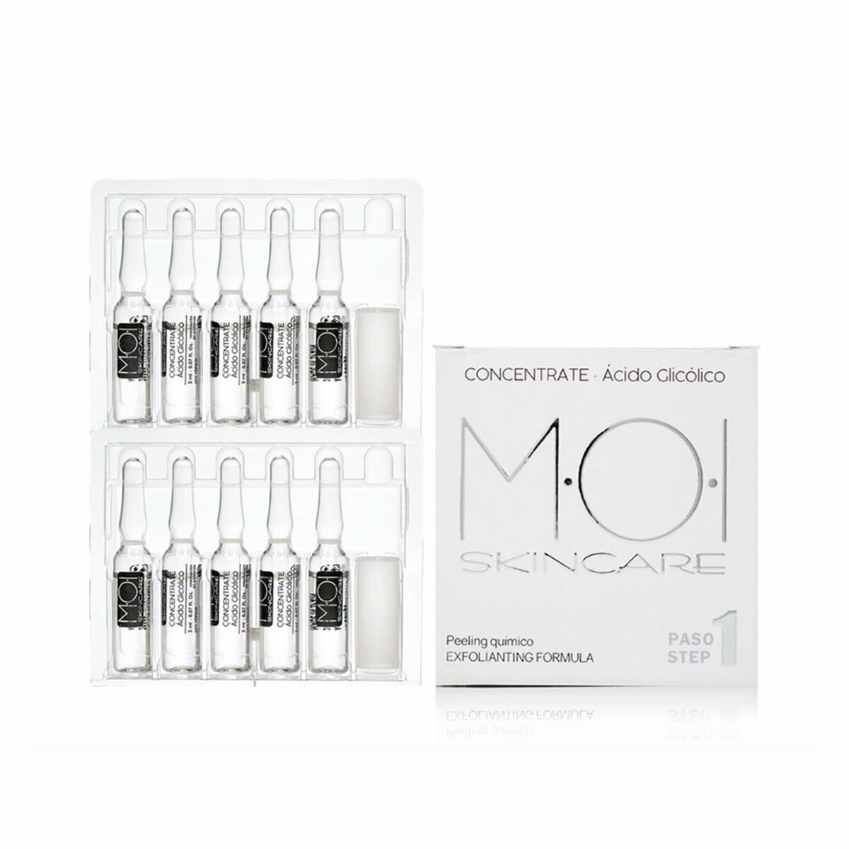 Lifting Effect Ampoules MOI GLYCOLIC ACID 2 ml 10 Units -  Beauty, Skin care -  MOI.