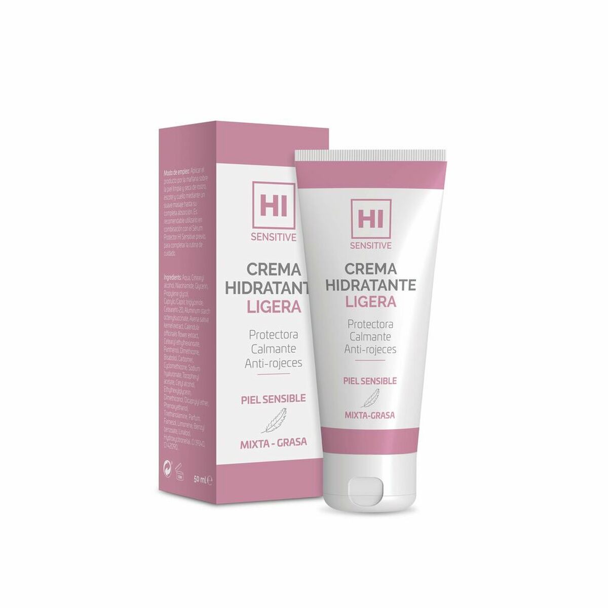 Hydrating Facial Cream Hi Sensitive Ligera Redumodel 92502 30 ml -  Beauty, Skin care -  Redumodel.