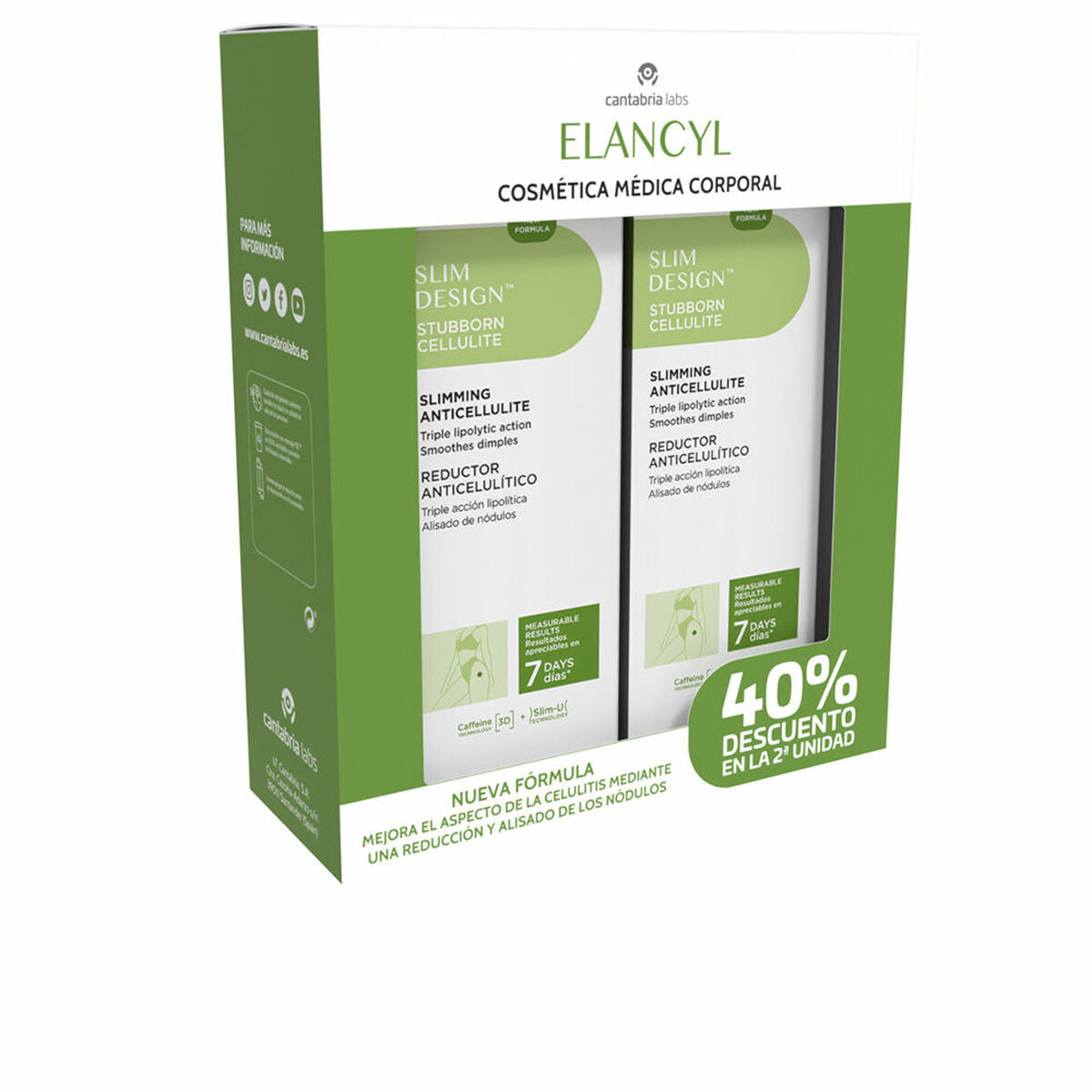 Facial Exfoliator Elancyl Slim 200 ml -  Beauty, Skin care -  Elancyl.
