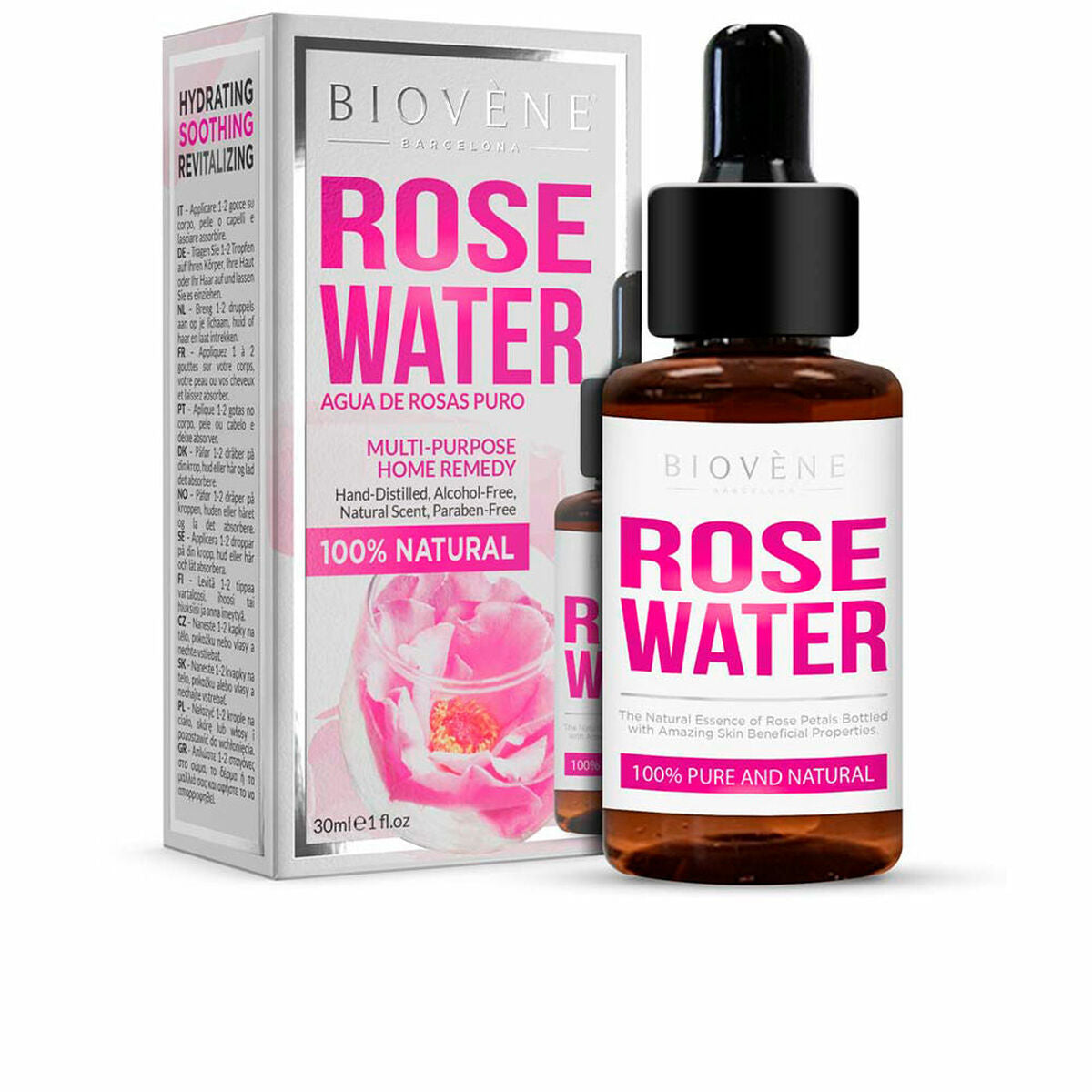 Rose Water Toner Biovène 30 ml -  Beauty, Skin care -  Biovène.