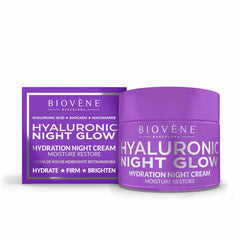 Night Cream Biovène Hyaluronic Night Glow 50 ml -  Beauty, Skin care -  Biovène.