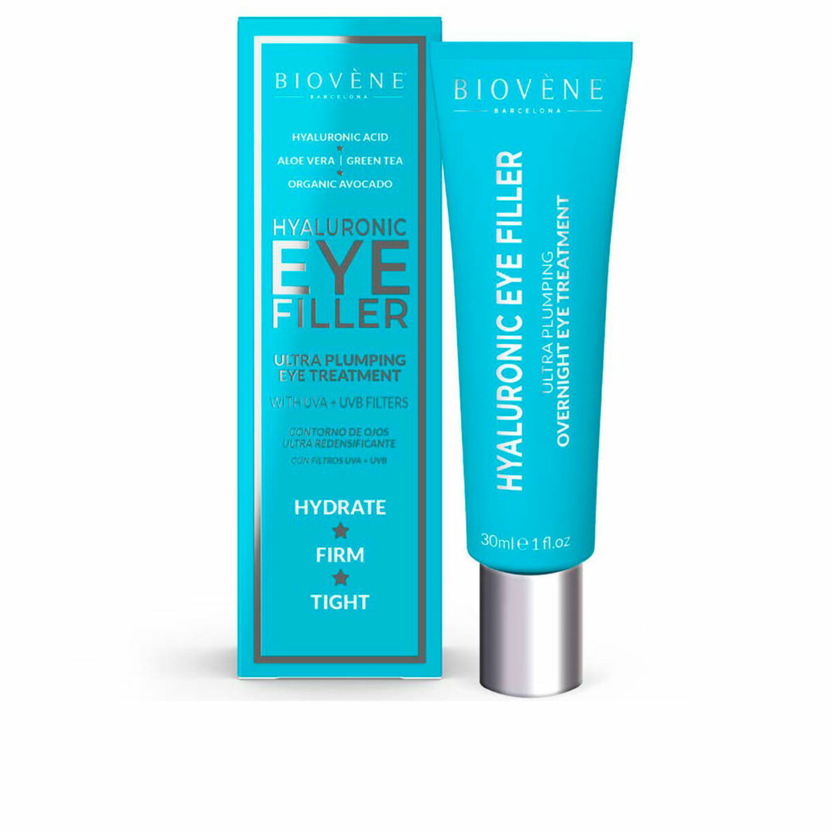 Anti-Ageing Cream for Eye Area Biovène Hyaluronic Eye Filler 30 ml -  Beauty, Skin care -  Biovène.