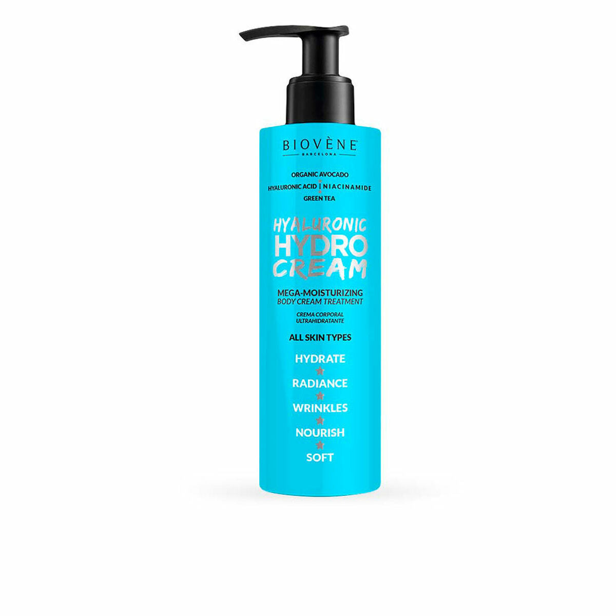 Body Cream Biovène Hyaluronic Hydro Cream 200 ml -  Beauty, Skin care -  Biovène.