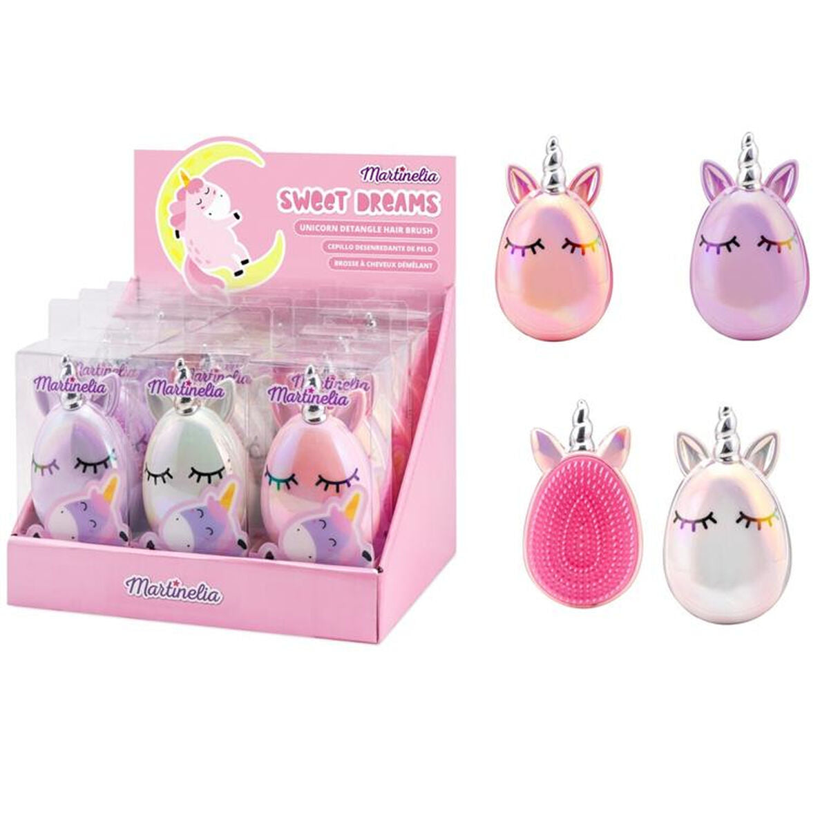 Detangling Hairbrush IDC Institute Sweet Dreams Unicorn -  Baby, Hygiene and care -  IDC Institute.