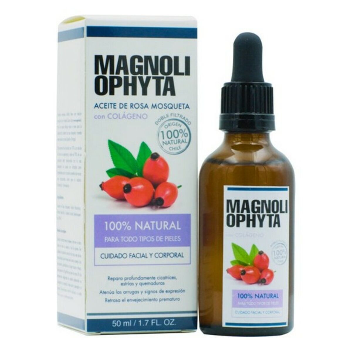 Facial Oil Magnoliophytha Aceite De Rosa Mosqueta With collagen Rosehip 30 ml 50 ml -  Beauty, Skin care -  Magnoliophytha.