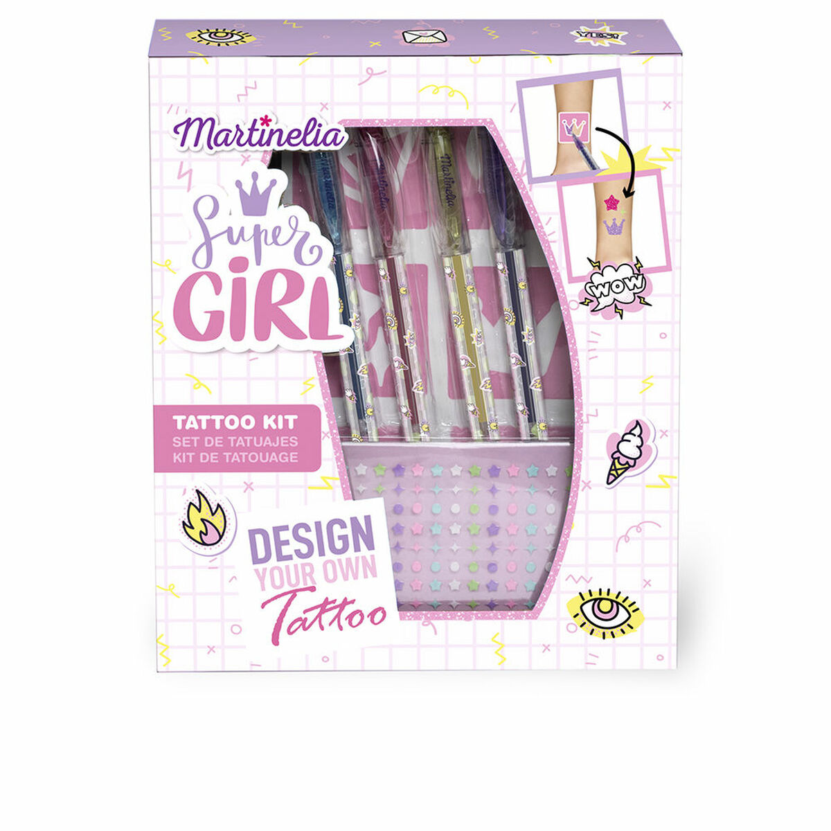Set Martinelia SUPER GIRL 6 Pieces -  Beauty, Utensils and accessories -  Martinelia.