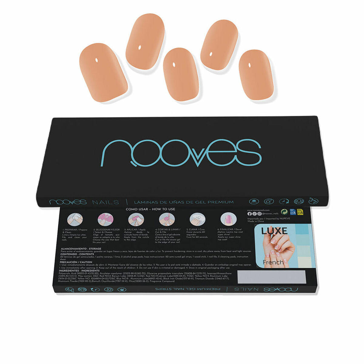 Gel Nail Foils Nooves Cru au soleil (20 Units) -  Beauty, Manicure and pedicure -  Nooves.