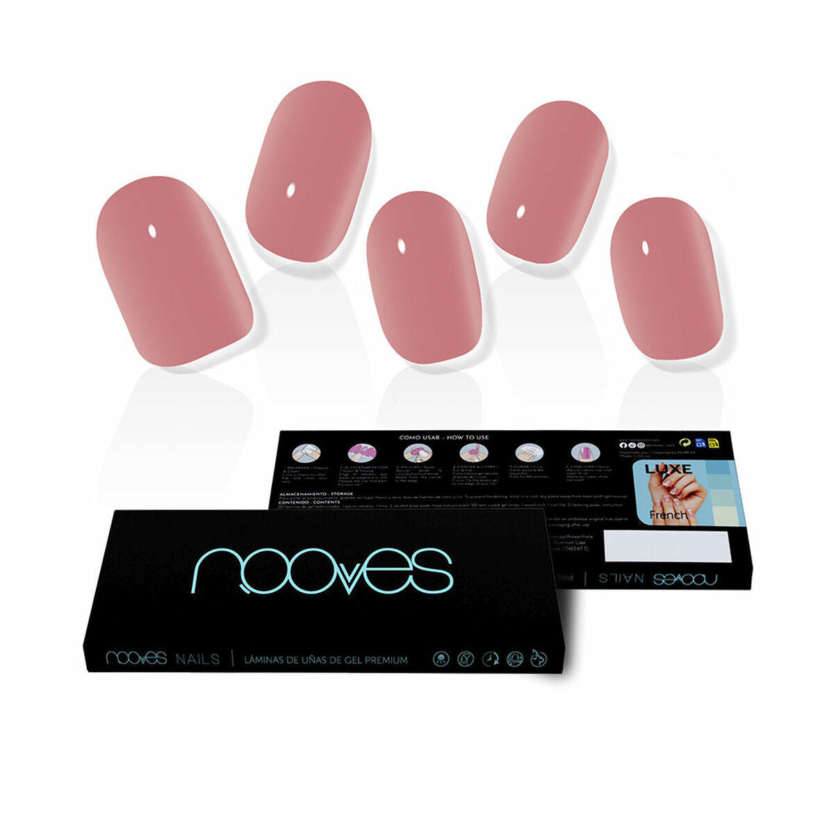 False nails Nooves Dusty Rose Gel Self-adhesives Cat Eye -  Beauty, Manicure and pedicure -  Nooves.