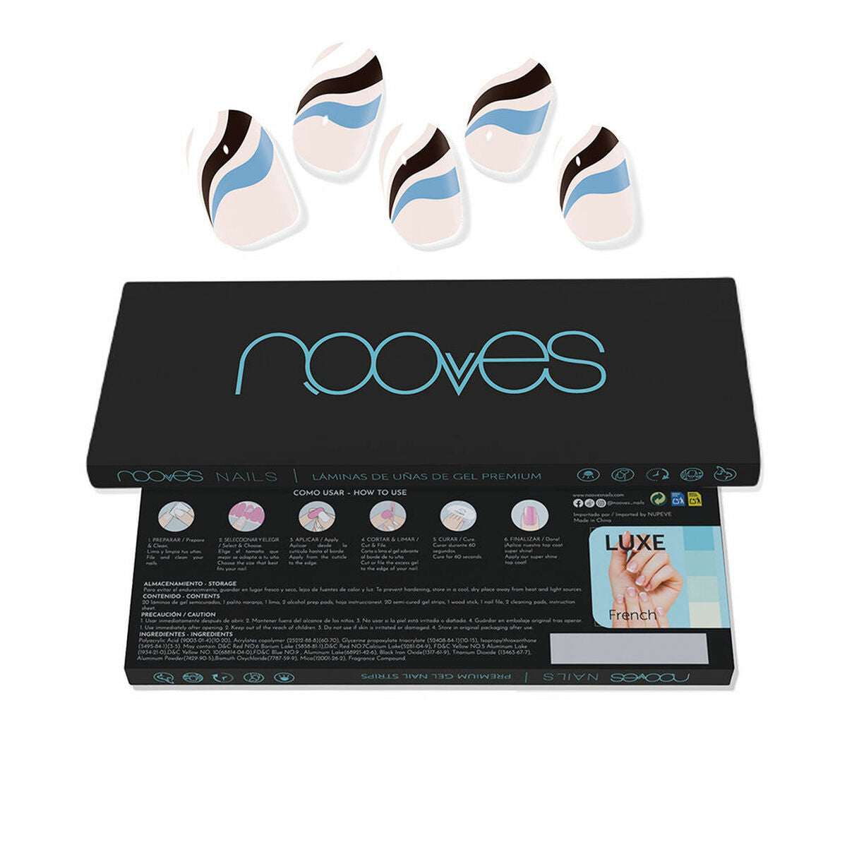 Gel Nail Foils Nooves Flowing stream (20 Units) -  Beauty, Manicure and pedicure -  Nooves.