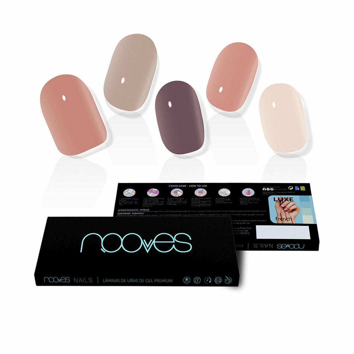 False nails Nooves Secret Earth Gel Self-adhesives -  Beauty, Manicure and pedicure -  Nooves.