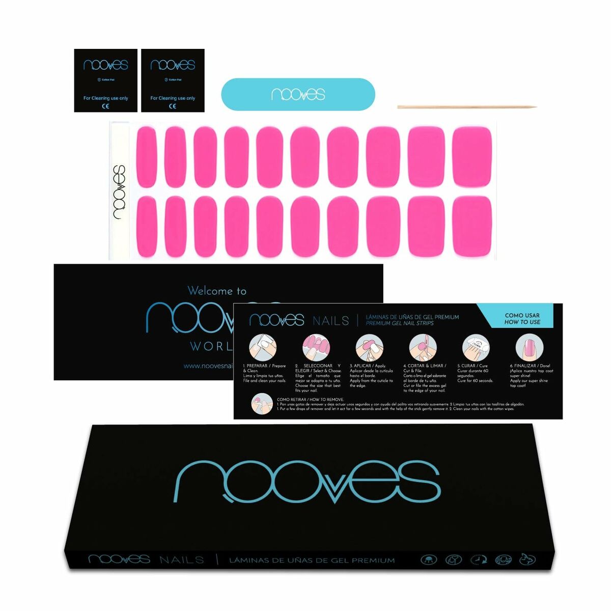 Gel Nail Foils Nooves Barbie girl (20 Units) -  Beauty, Manicure and pedicure -  Nooves.