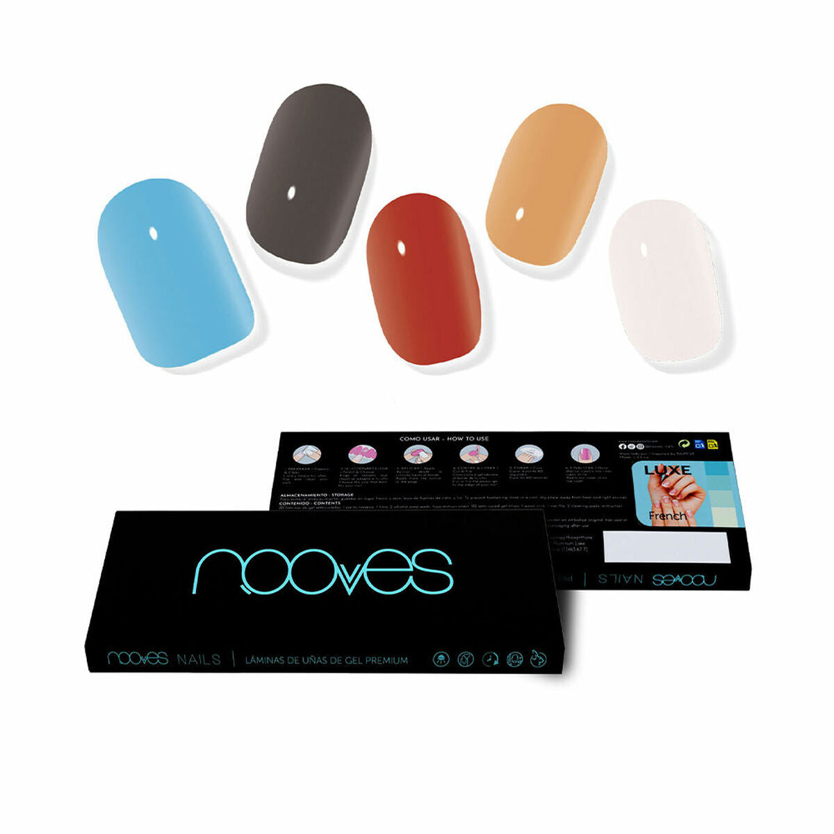 Gel Nail Foils Nooves Melody (20 Units) -  Beauty, Manicure and pedicure -  Nooves.