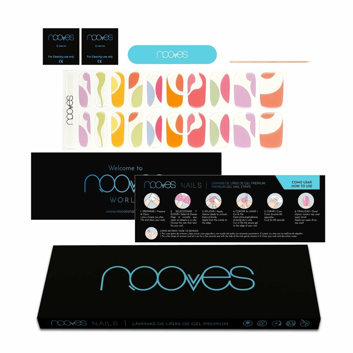 Gel Nail Foils Nooves Paradise (20 Units) -  Beauty, Manicure and pedicure -  Nooves.
