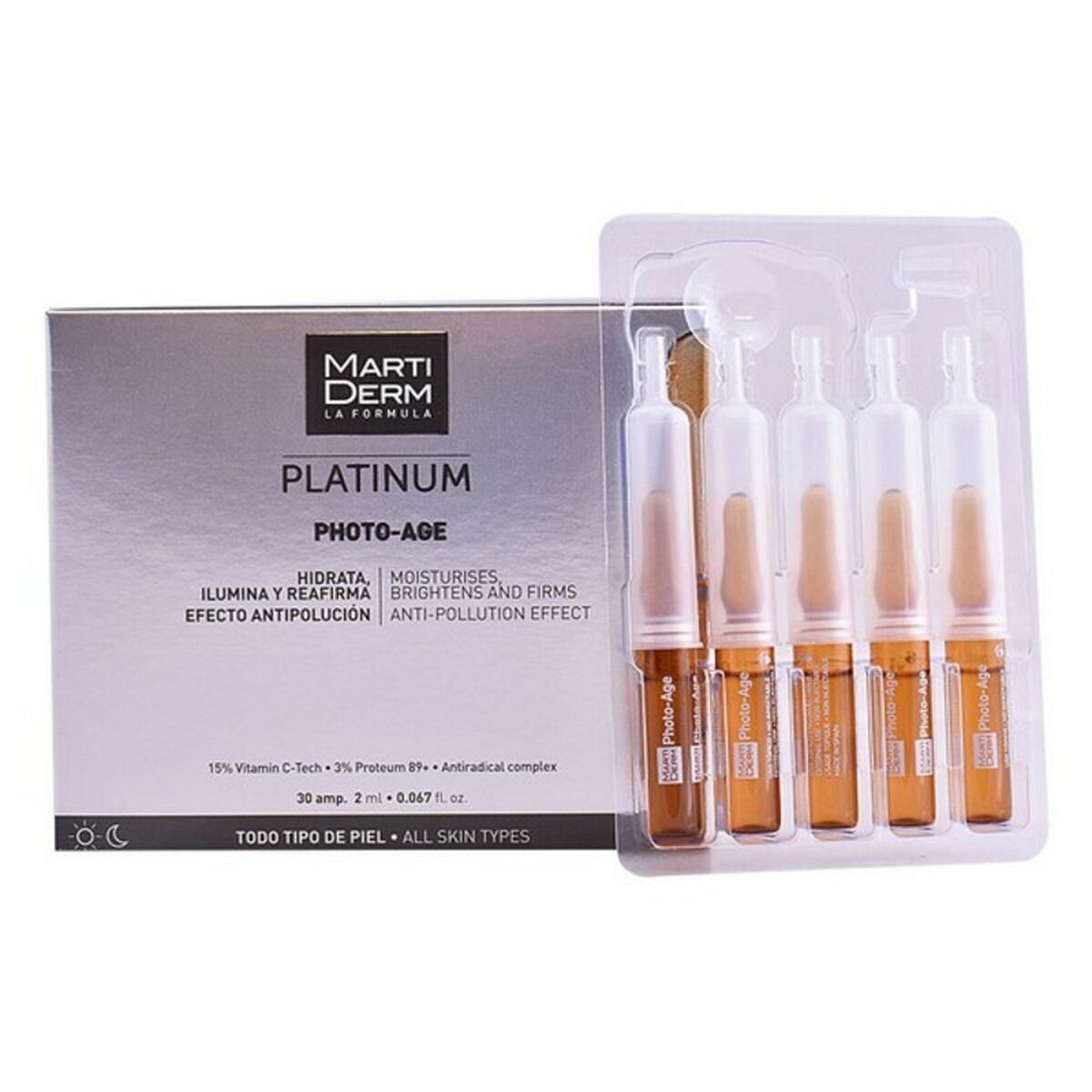 Ampoules Platinum Photo Age Martiderm (2 ml) -  Beauty, Skin care -  Martiderm.