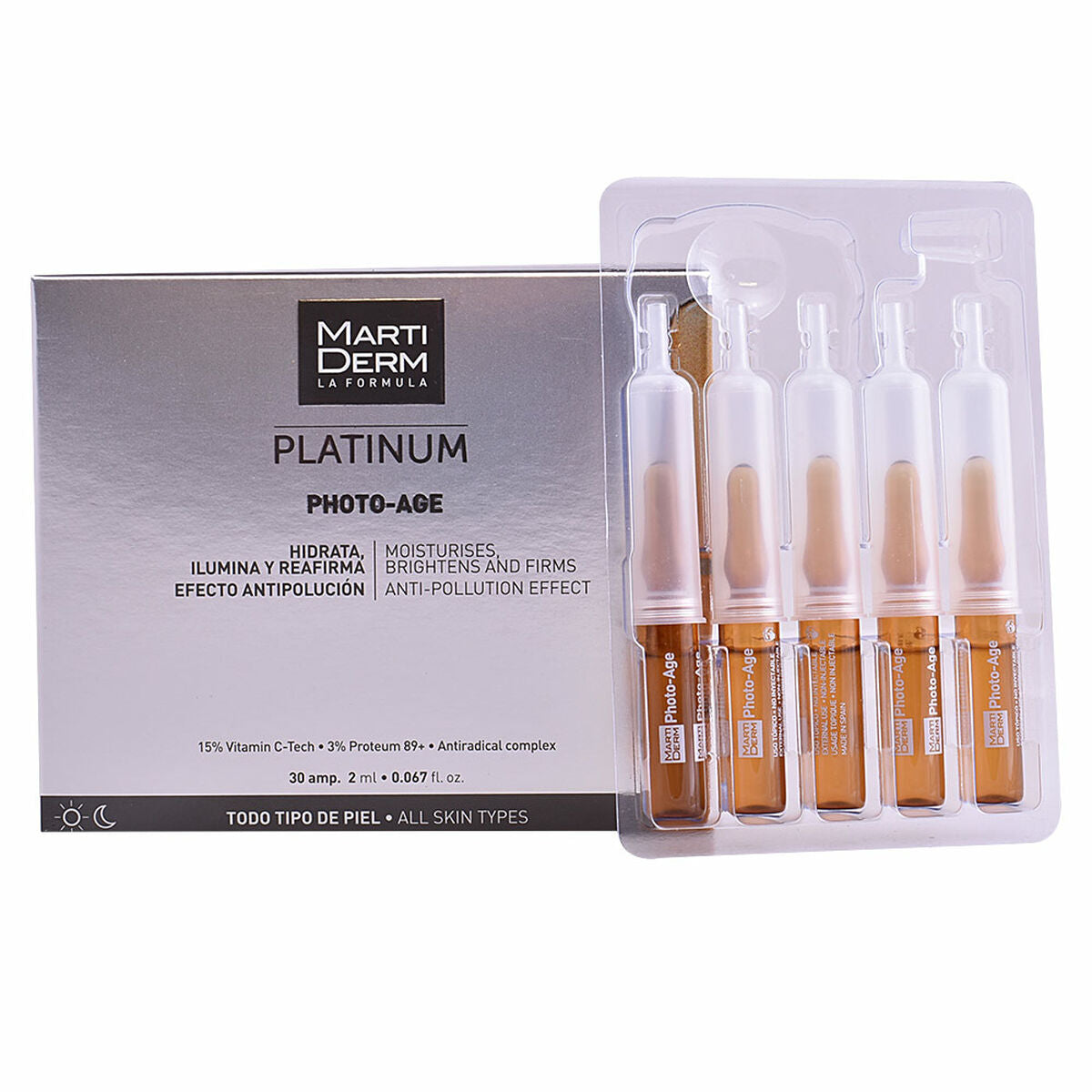 Ampoules Platinum Photo Age Martiderm (2 ml) -  Beauty, Skin care -  Martiderm.
