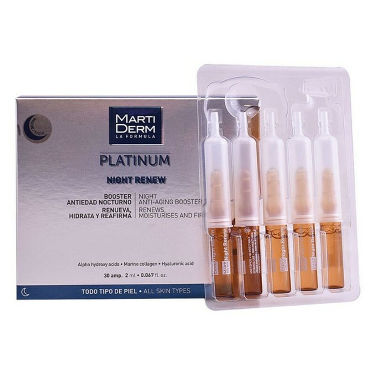 Ampoules Martiderm Platinum Night Renew -  Beauty, Skin care -  Martiderm.