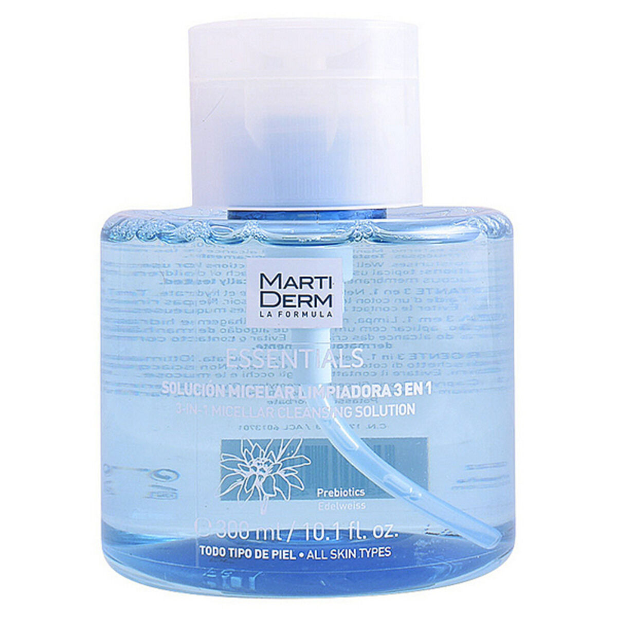 Make Up Remover Micellar Water Essentials Martiderm 1472-35860 (300 ml) Bottle (1 Unit) -  Beauty, Skin care -  Martiderm.