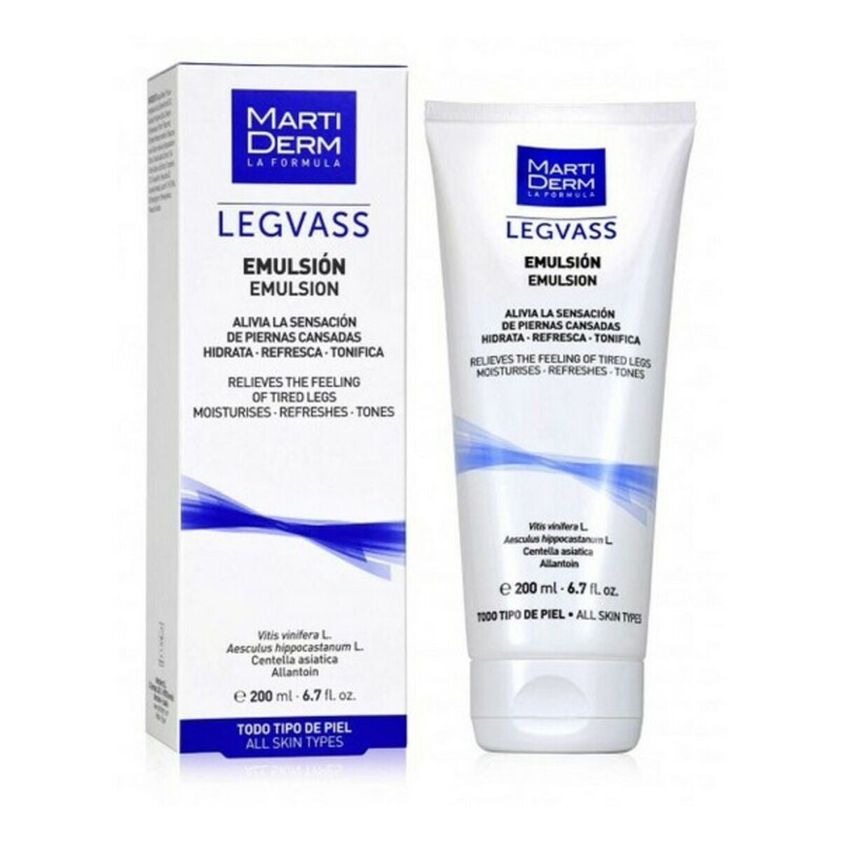 Tired Legs Body Lotion Legvass Martiderm Legvass Hidrodescans (200 ml) -  Beauty, Skin care -  Martiderm.