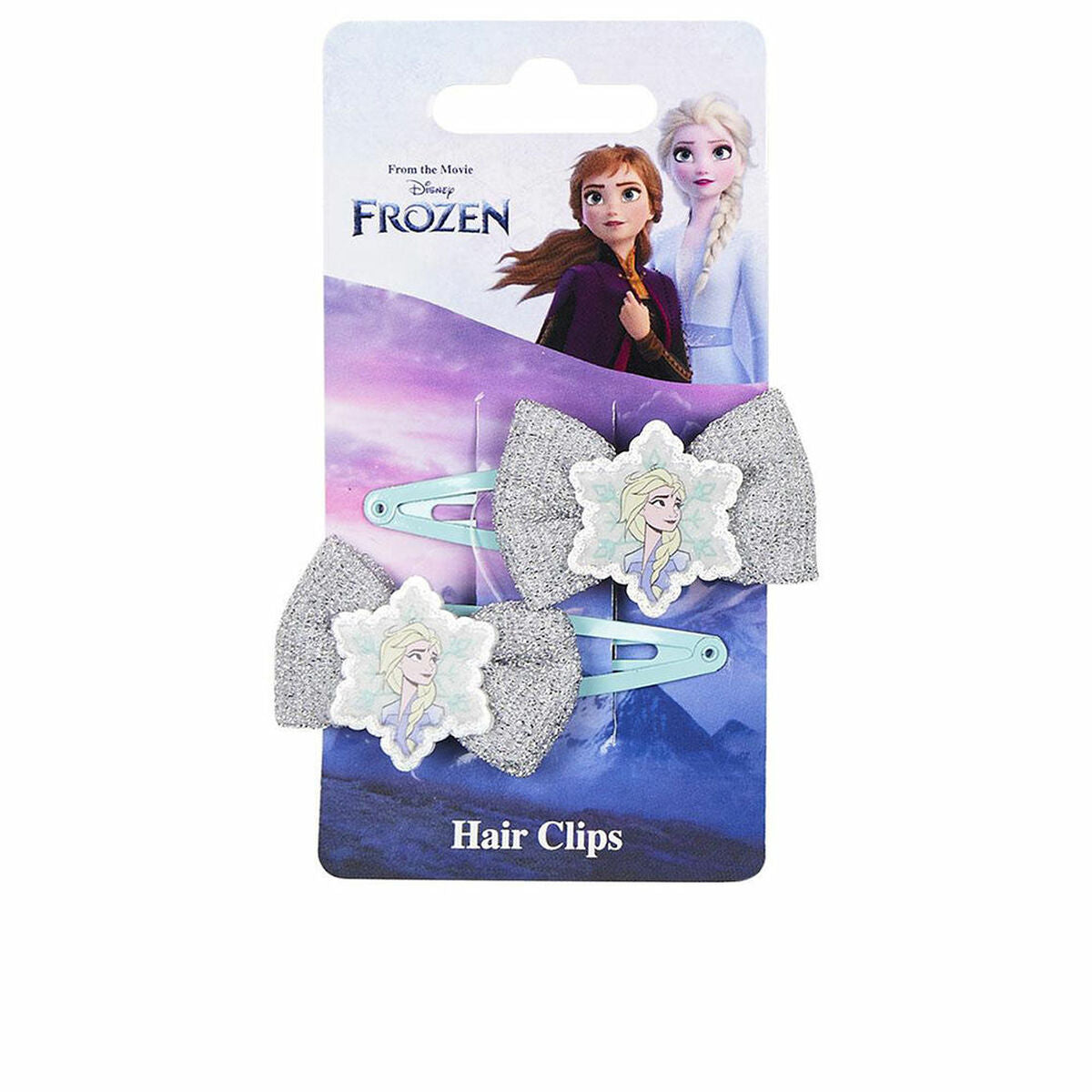 Hair Clips Inca Clips Lazo Disney 2 Units Blue Silver Lasso (2 Units) -  Beauty, Hair care -  Inca.