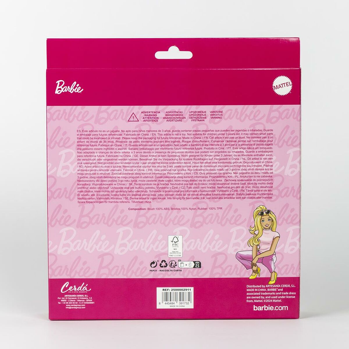 Beauty Kit Barbie 4 Pieces -  Beauty, Hair care -  Barbie.