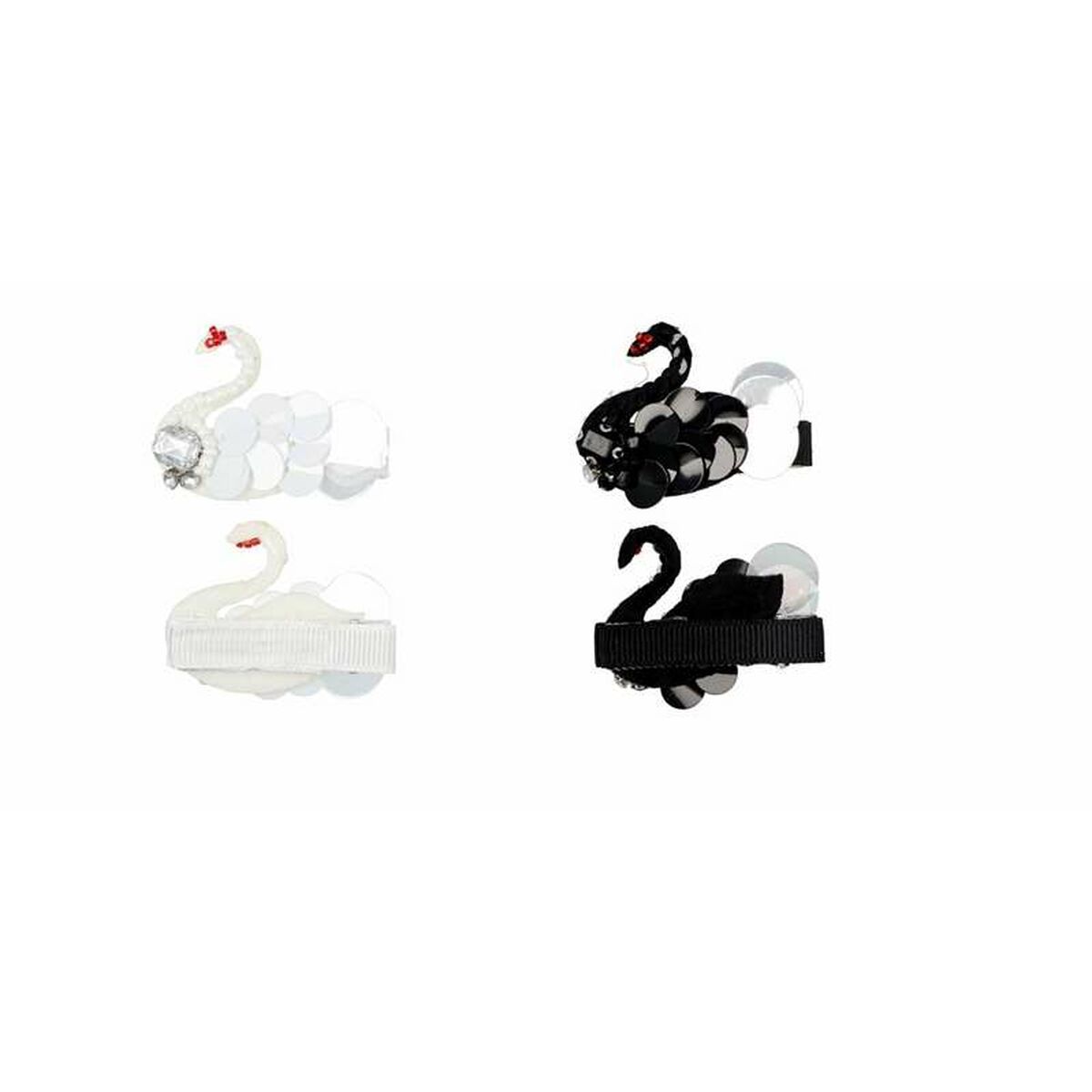Hair Clips Inca 2 Units Swan -  Beauty, Hair care -  Inca.