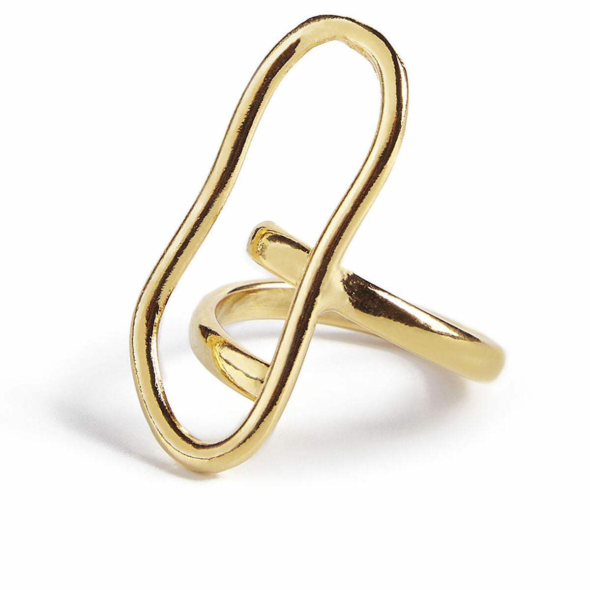 Ladies' Ring Shabama Chad Brass Flash gold-plated Adjustable -  Jewellery, Women -  Shabama.
