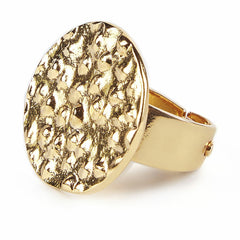 Ladies' Ring Shabama Soho Brass Flash gold-plated Adjustable -  Jewellery, Women -  Shabama.