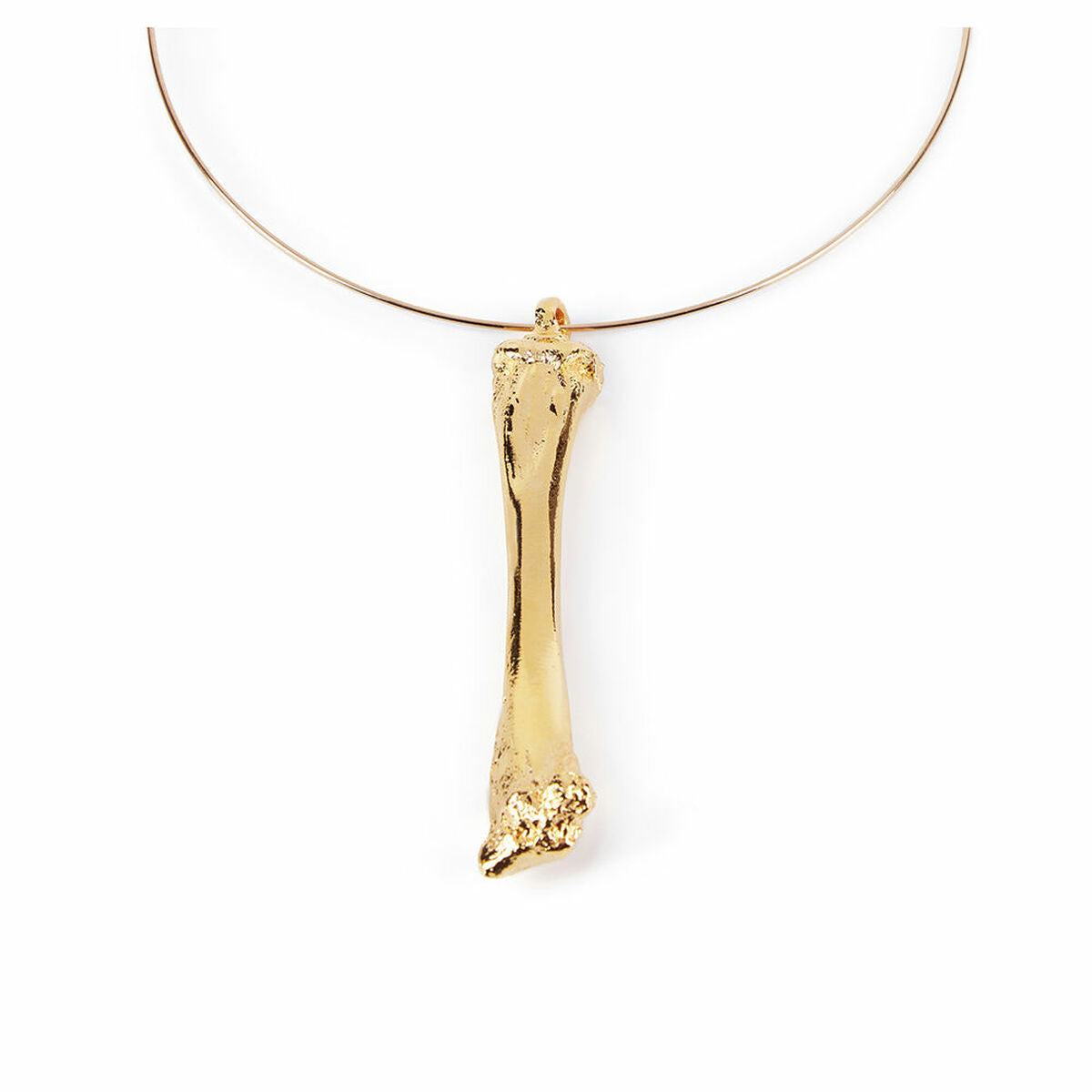 Ladies' Necklace Shabama Been Brass gold-plated Rigid 13 cm -  Jewellery, Women -  Shabama.