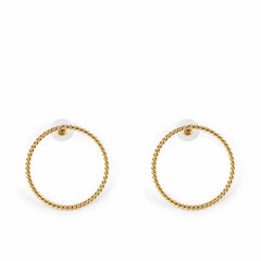 Ladies' Earrings Shabama Suri Brass gold-plated 4 cm -  Jewellery, Women -  Shabama.