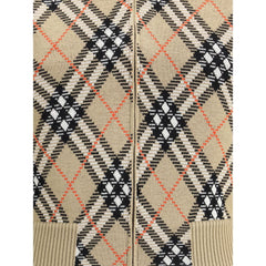 Burberry Check Cardigan -   -  Burberry.