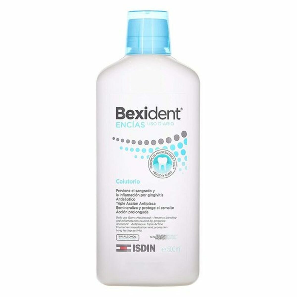 Mouthwash Isdin Bexident Anti-plaque Antiseptic (500 ml) -  Health and personal care, Oral care -  Isdin.