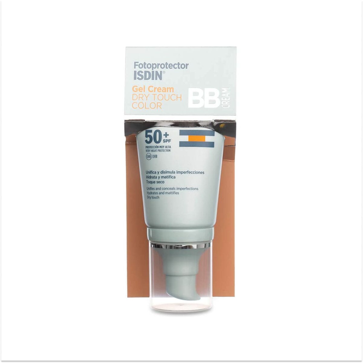Hydrating Cream with Colour Isdin Fotoprotector Gel SPF 50+ 50 ml -  Beauty, Make-up -  Isdin.