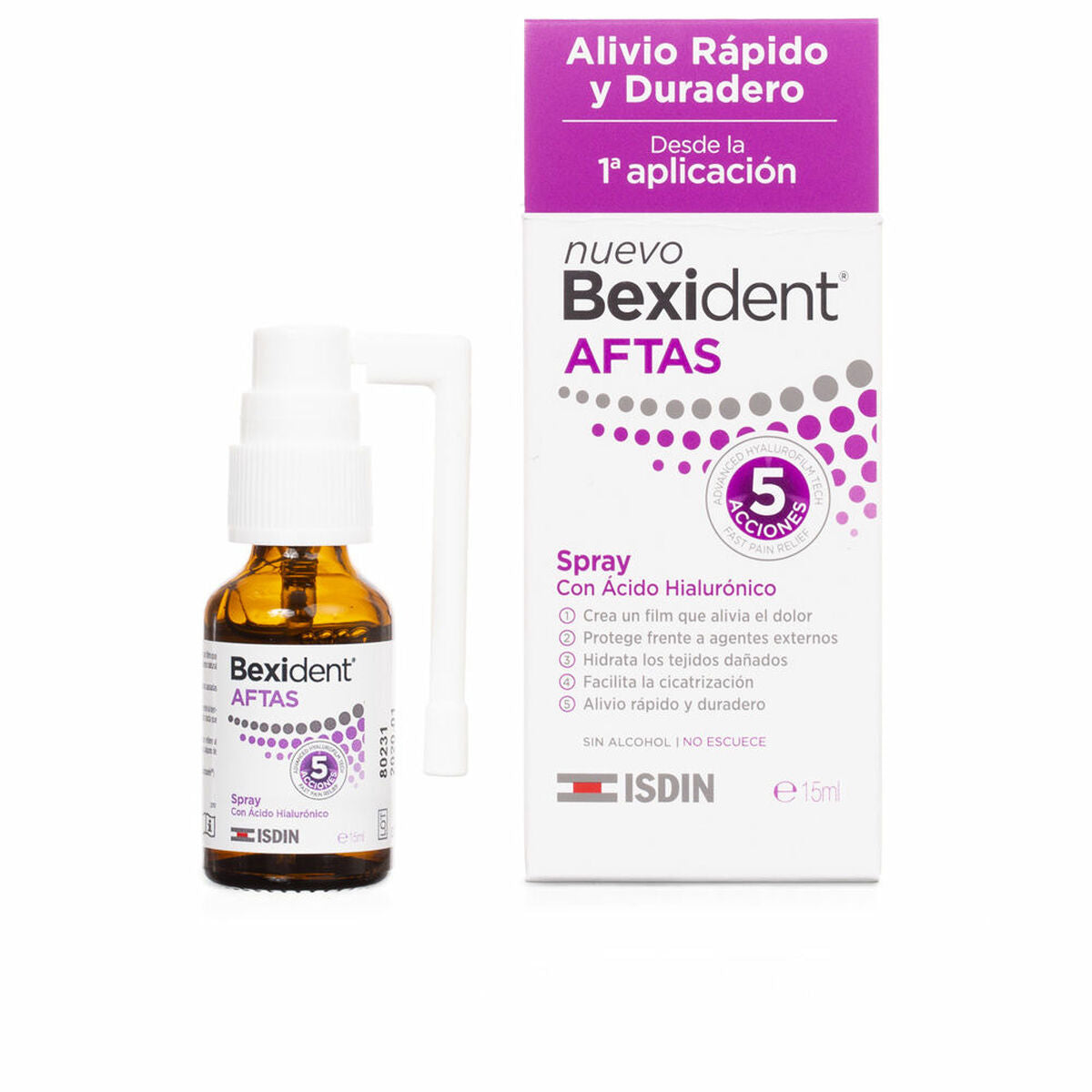 Mouthwash Isdin Bexident Aftas Mouth protector (15 ml) -  Health and personal care, Oral care -  Isdin.