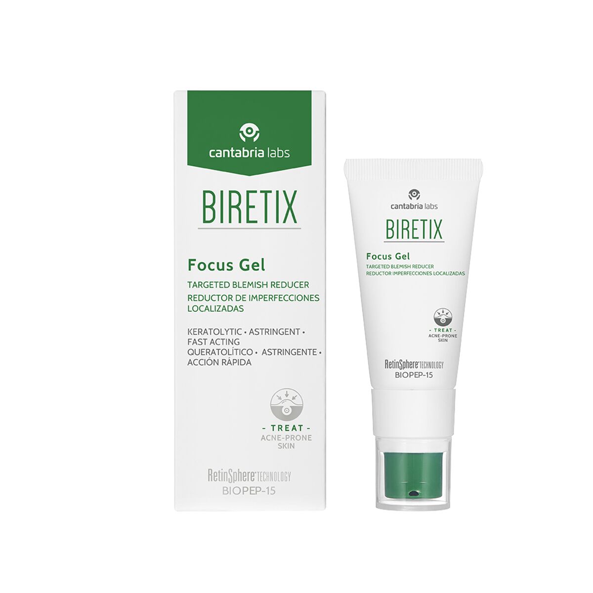 Anti-imperfection Treatment BIRETIX Focus Gel 15 ml -  Beauty, Skin care -  BIRETIX.