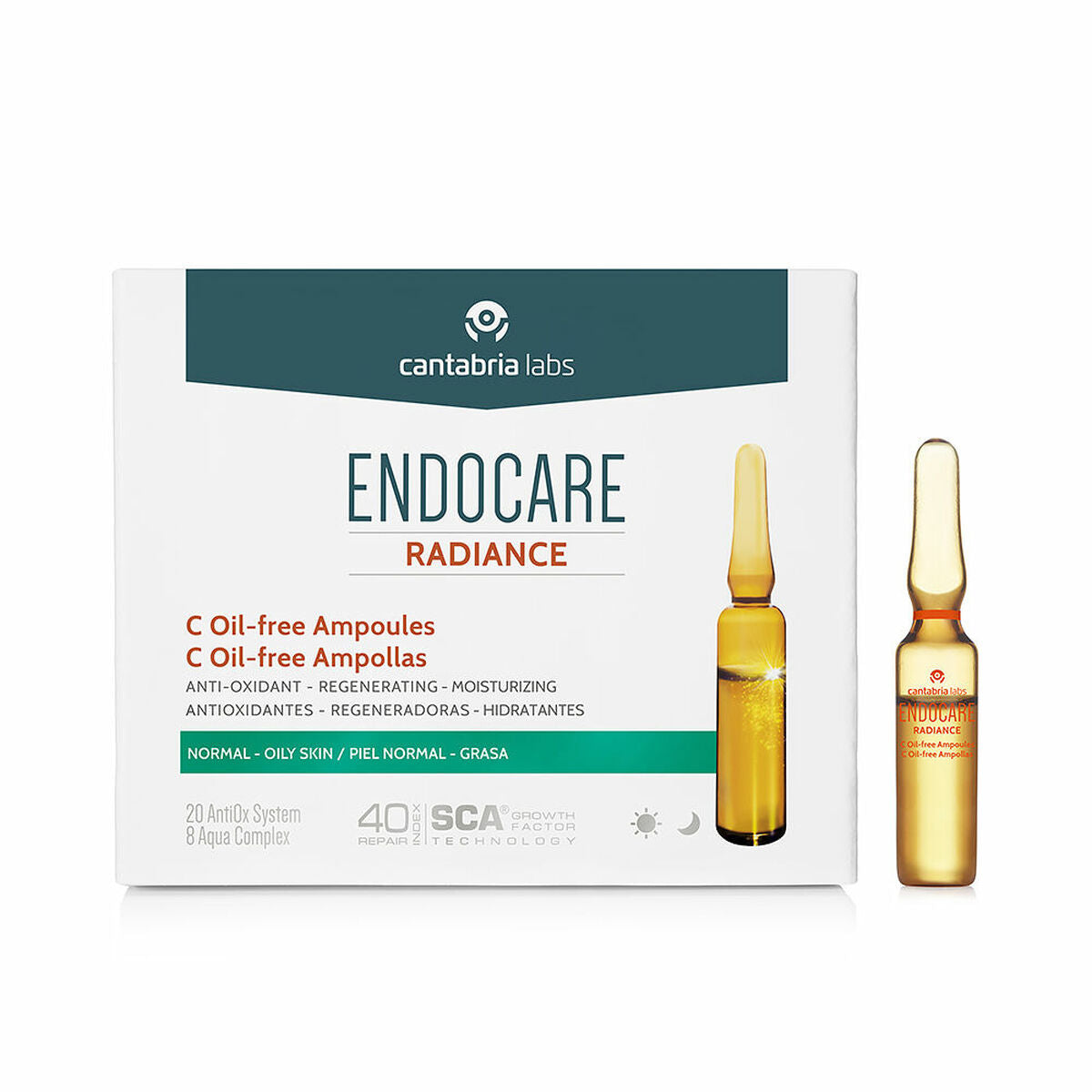 Ampoules Endocare X Without oil 10 x 2 ml 2 ml -  Beauty, Skin care -  Endocare.