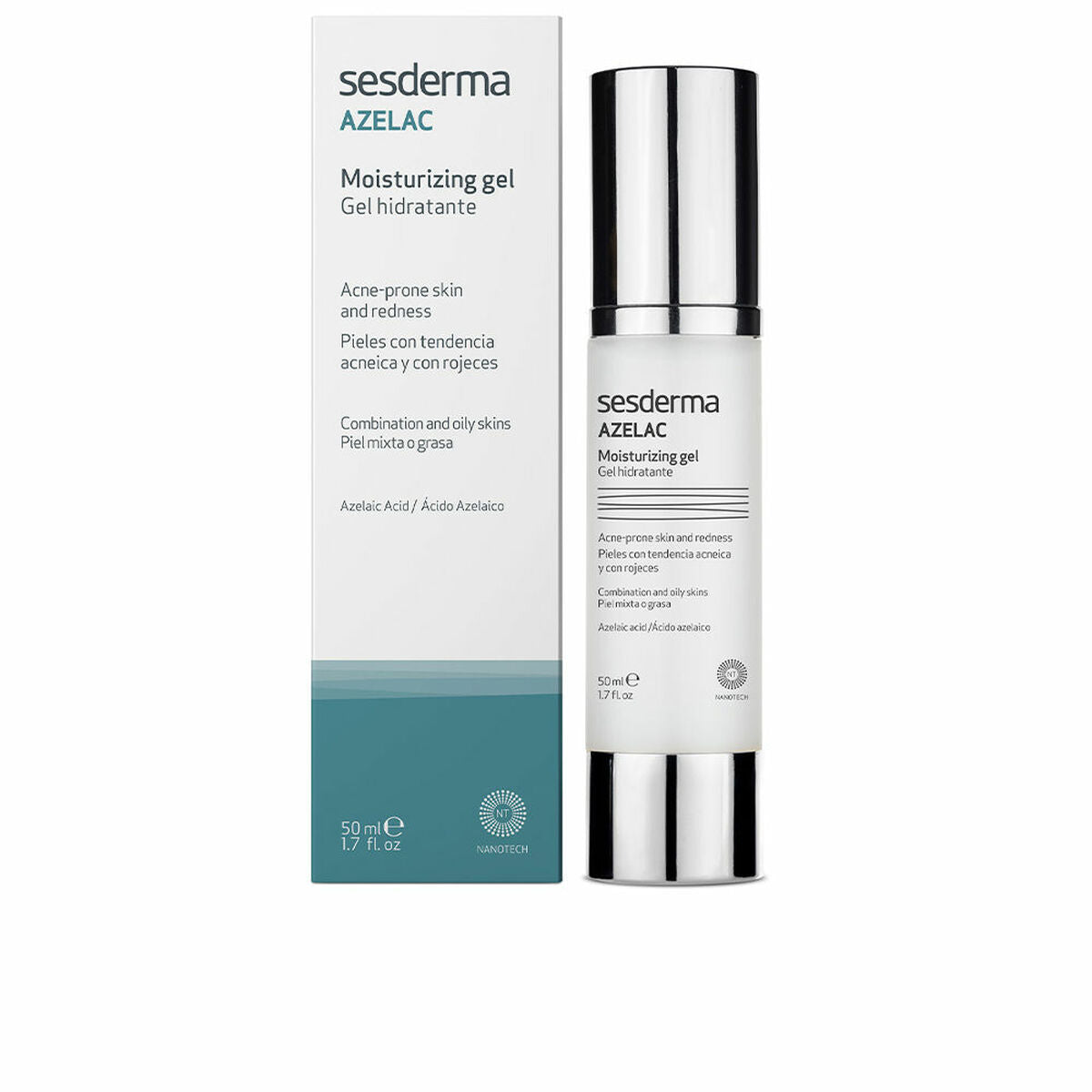 Moisturising Gel Sesderma Azelac Skin with a tendency to acne 50 ml -  Beauty, Skin care -  Sesderma.