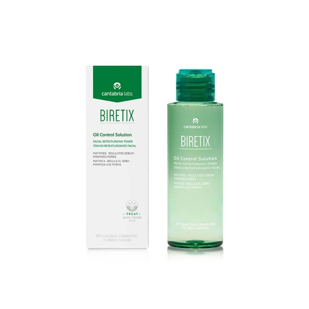 Facial Toner BIRETIX Oil Control Solution 100 ml -  Beauty, Skin care -  BIRETIX.