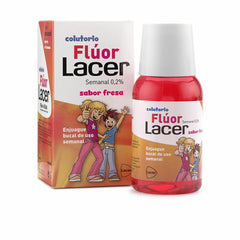 Mouthwash Lacer Flúor Junior fluoride Strawberry 100 ml -  Health and personal care, Oral care -  Lacer.