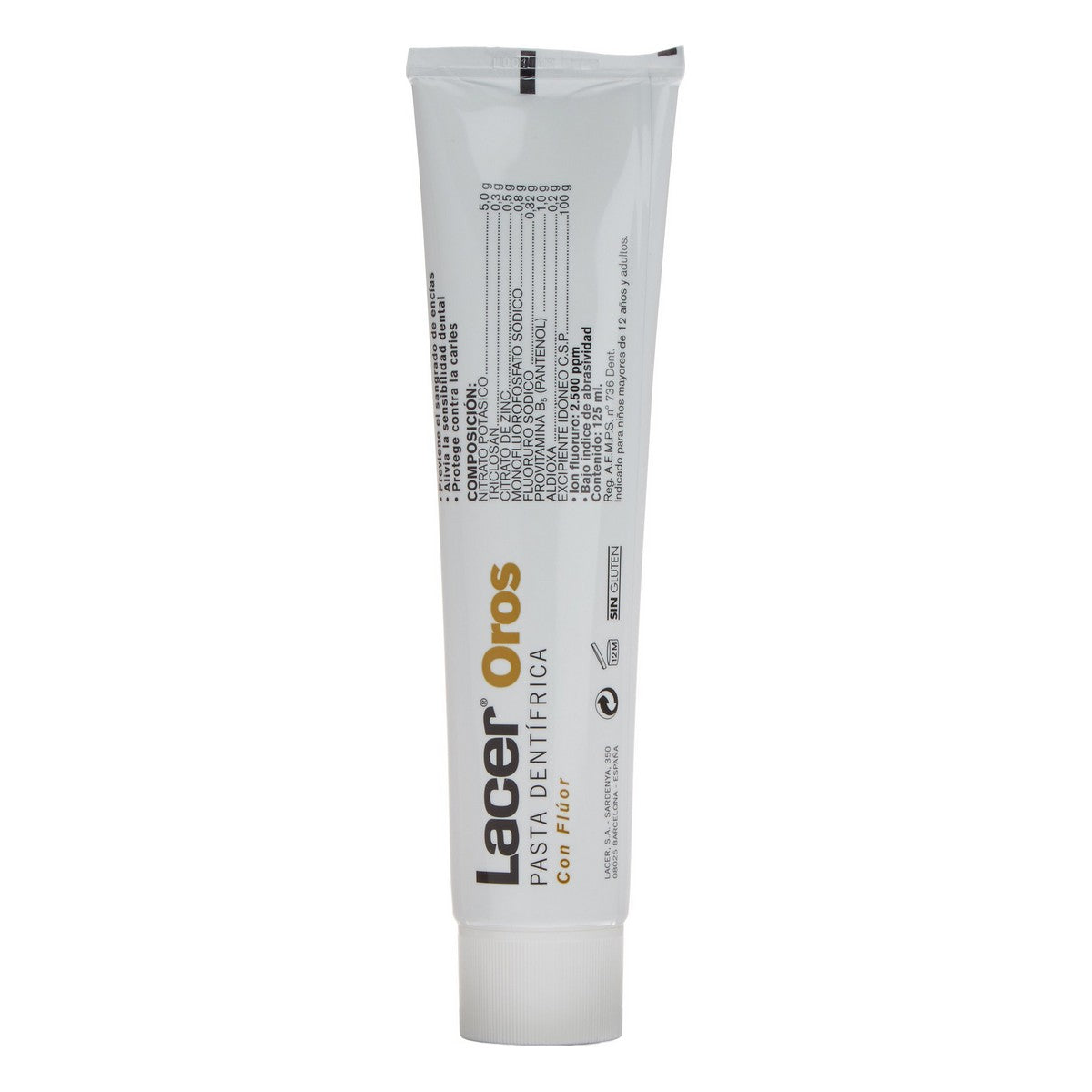 Toothpaste Multiprotection Lacer Lacer Oros 125 ml -  Health and personal care, Oral care -  Lacer.