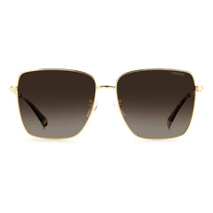 Polaroid Gold Metal Sunglasses -   -  Polaroid.