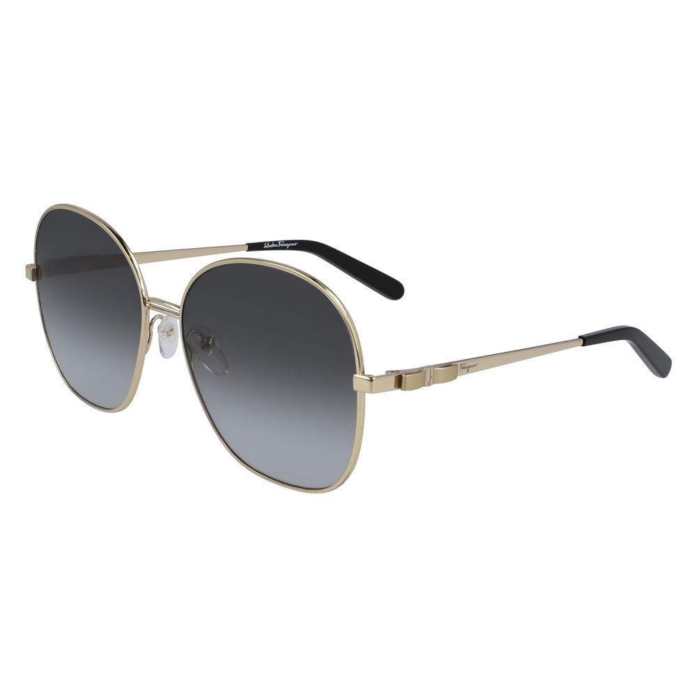 Salvatore Ferragamo Gold Metal Sunglasses -   -  Salvatore Ferragamo.