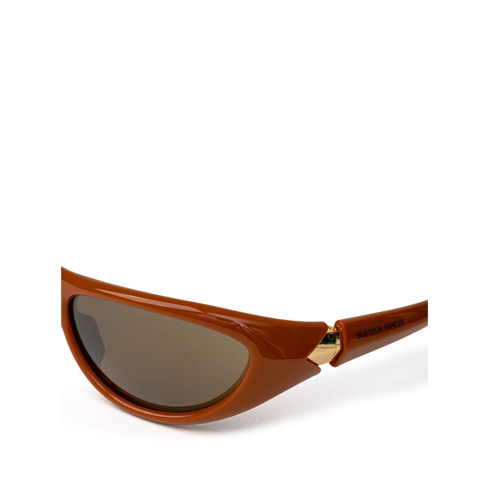 Bottega Veneta Brown Acetate Sunglass -   -  Bottega Veneta.