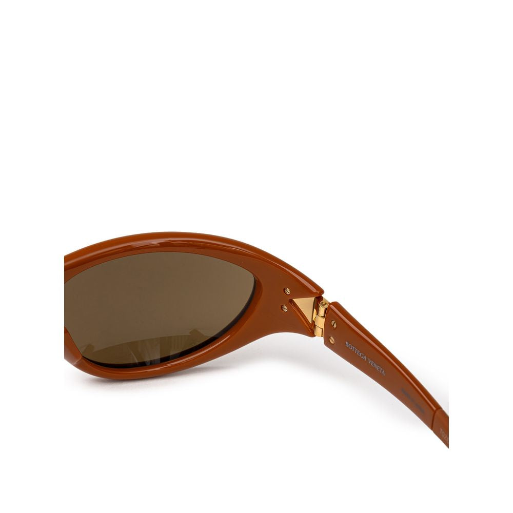 Bottega Veneta Brown Acetate Sunglass -   -  Bottega Veneta.