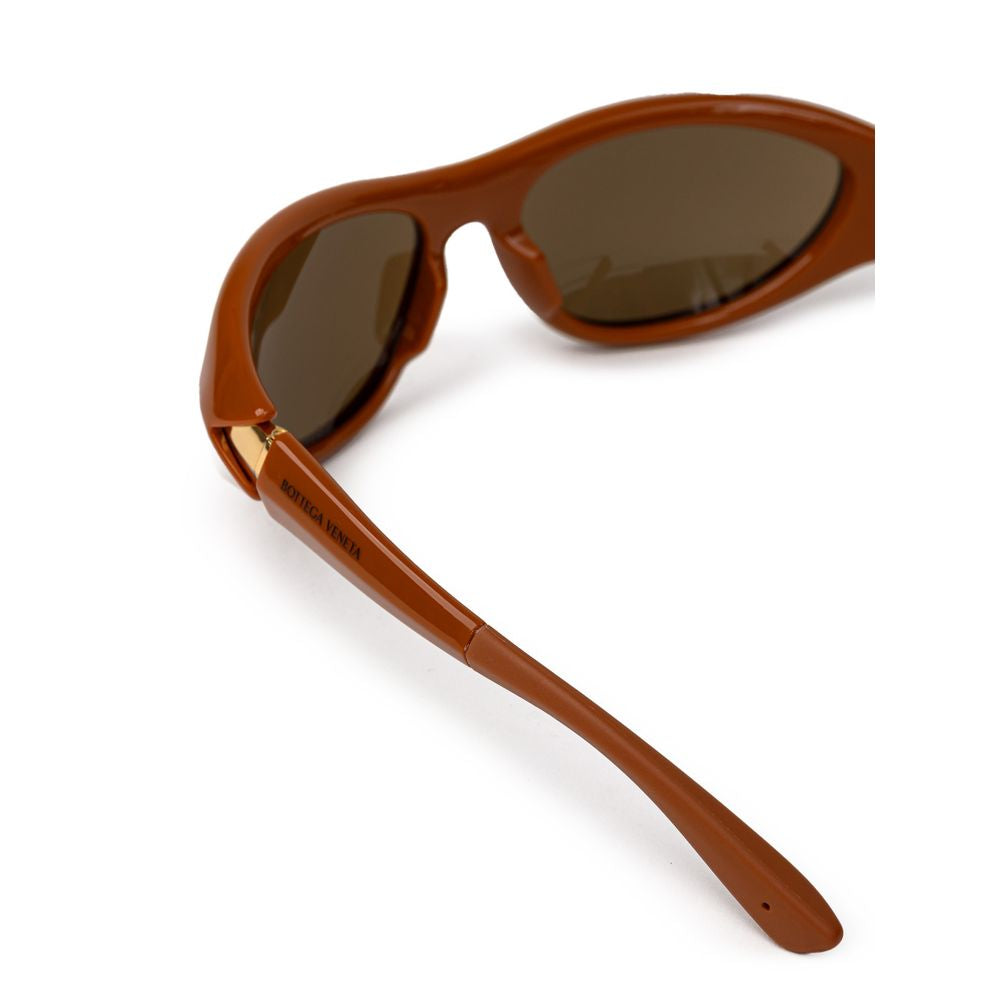Bottega Veneta Brown Acetate Sunglass -   -  Bottega Veneta.