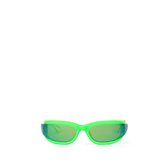 Bottega Veneta Green Acetate Sunglass -   -  Bottega Veneta.